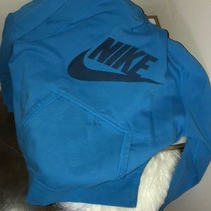 Blue, NIKE hoodie